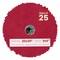Red Suede Mat Board for 20x20 Frames - Circle Opening for 5x5 Photos